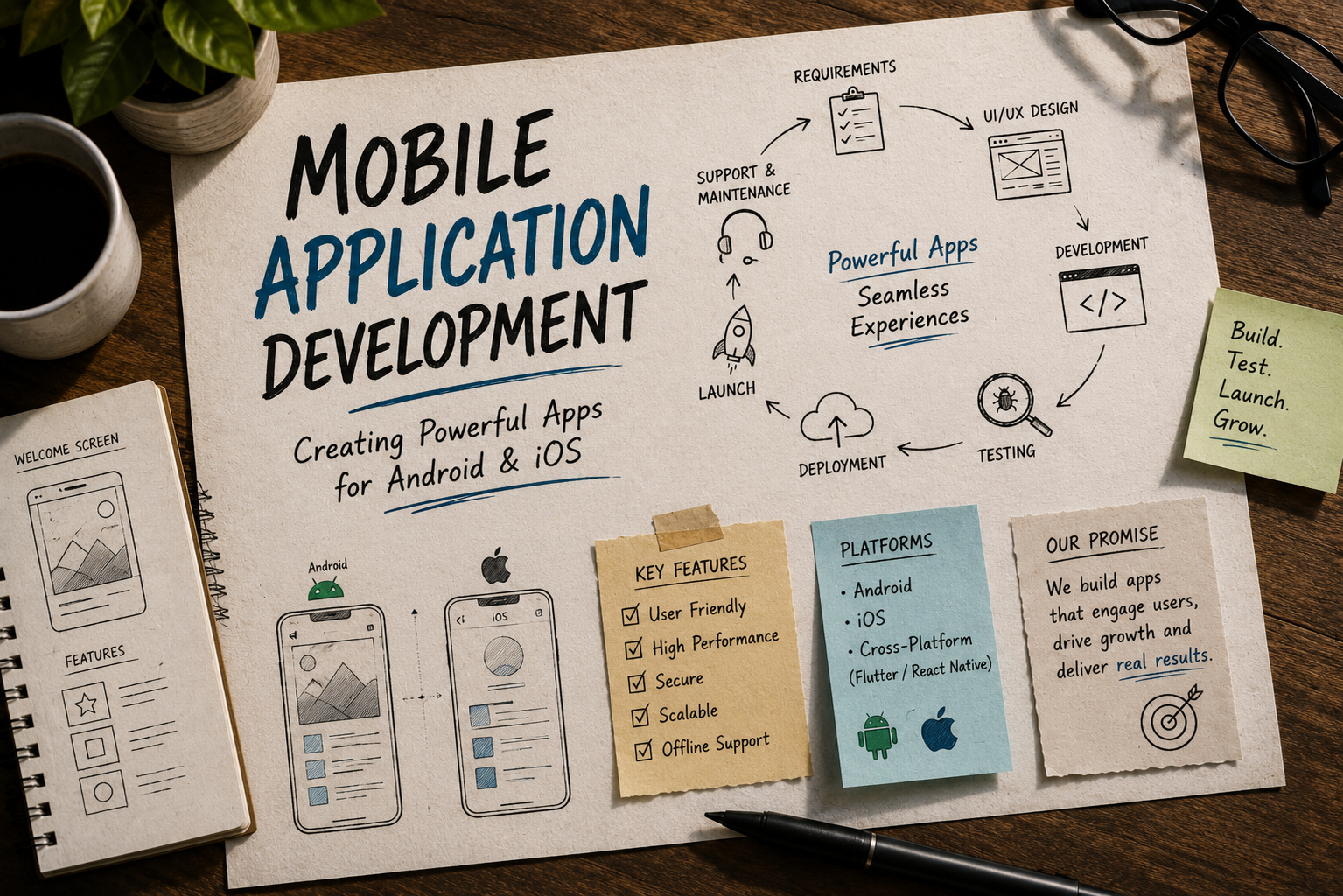 Mobile Application Development: Creating Powerful Apps for Android & iOS
