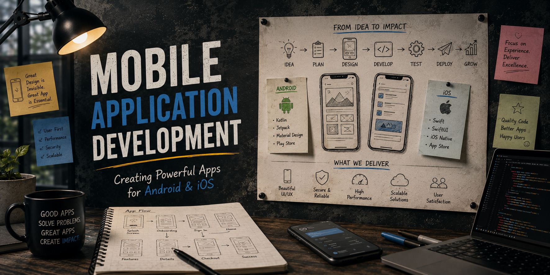 Mobile Application Development: Creating Powerful Apps for Android & iOS