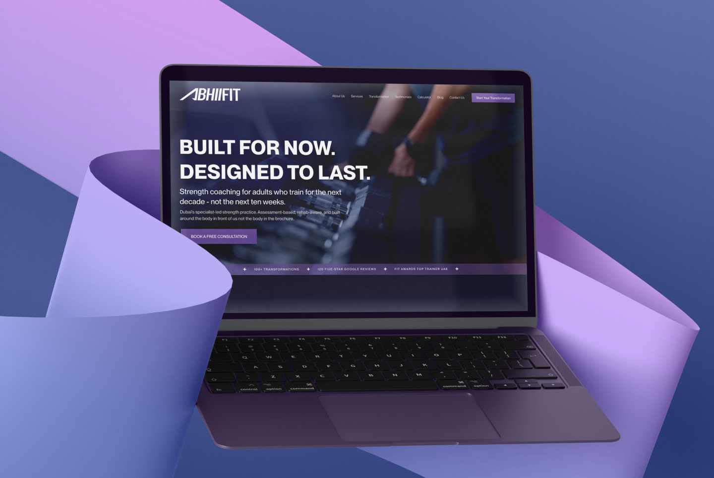 Fitness Website Development